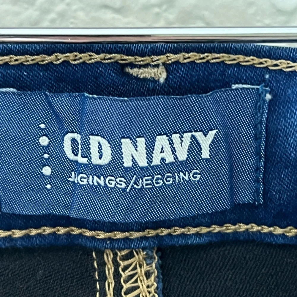 Old Navy | Jeggings denim stretch jean shorts girl’s size 8